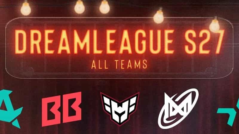 Temporada 27 da DreamLeague: Cronograma da Primeira Rodada