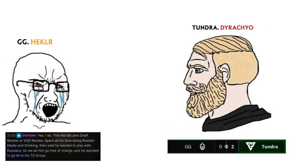 Chegou a hora de rir às custas do Heklr até a Tundra cair também.