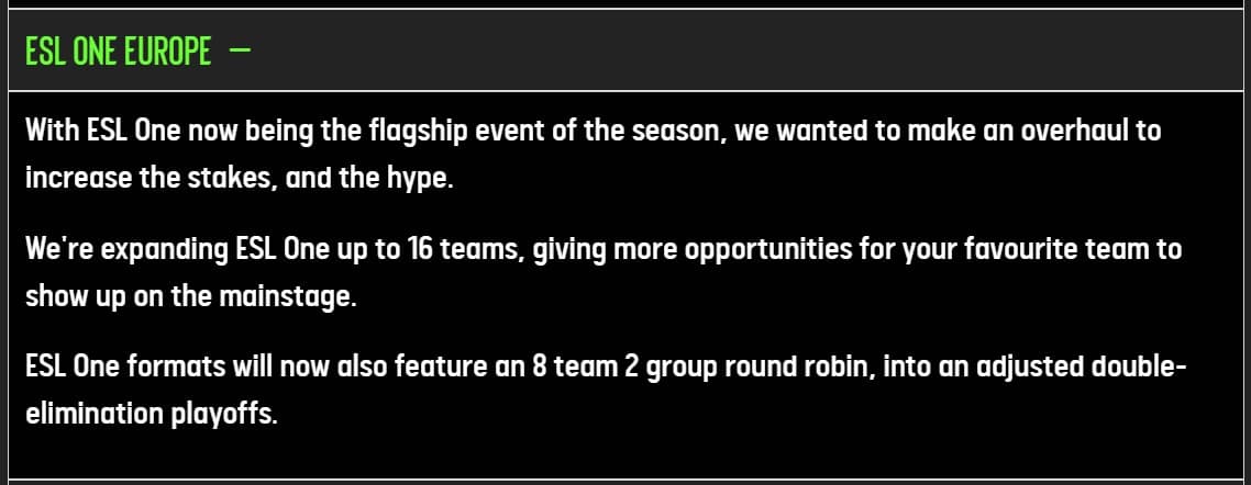 A região está certa, vamos ver se a ESL vai trazer o Dota 2 de volta para o Reino Unido.