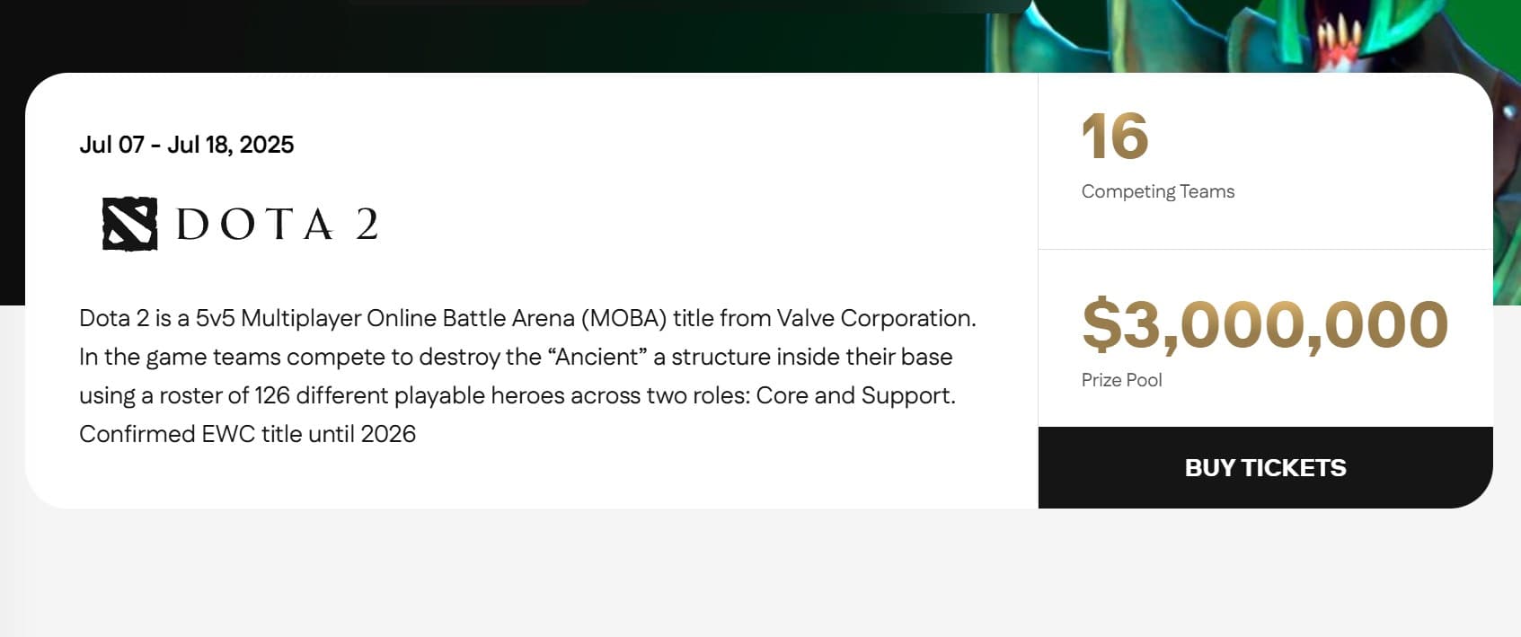 Essa premiação em dinheiro é menor do que no início mas ainda é uma bela quantia.