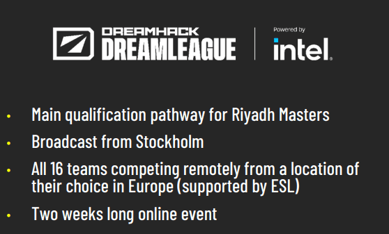 ESL está supostamente trabalhando em um circuito de Dota fora do CPD