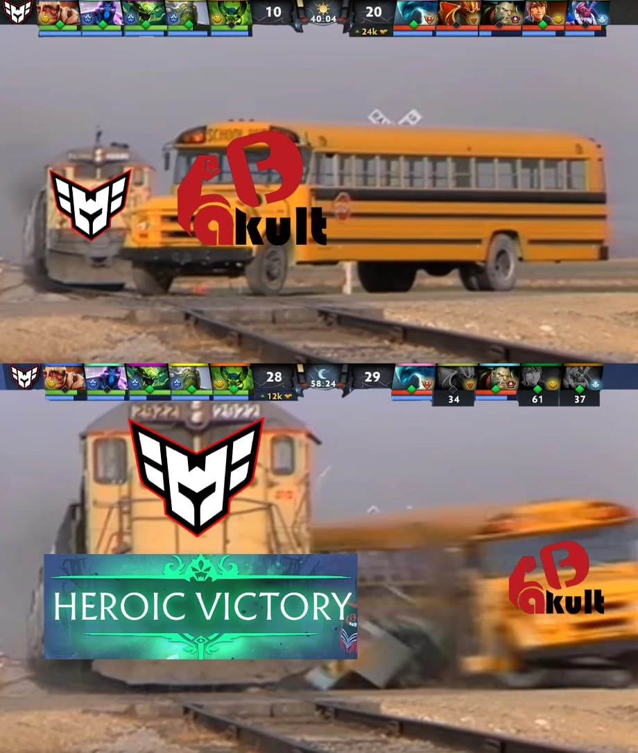 Heroic começou bem no torneio com a ajuda de Astini.