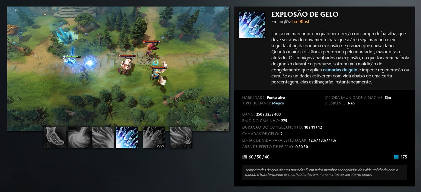 O Ancient Apparition tem um dos ultimates ativos com menor tempo de recarga do jogo.