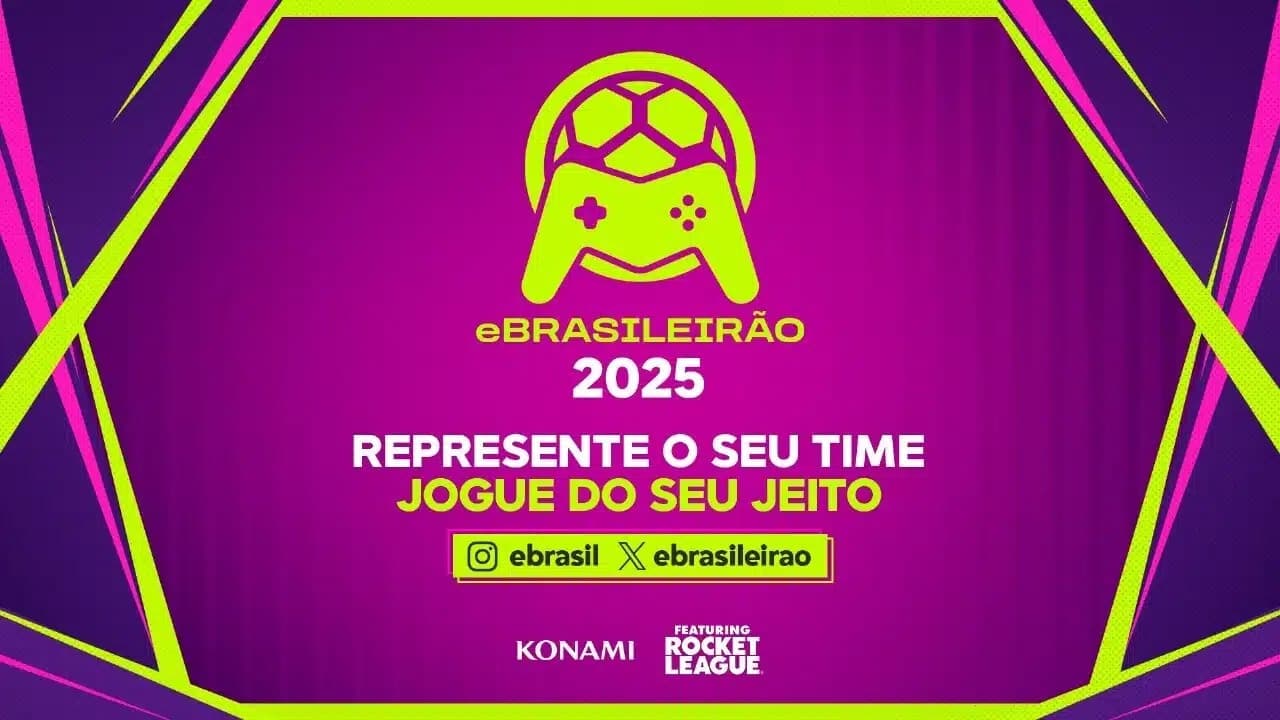CBF Anuncia Retorno do eBrasileirão com eFootball e Rocket League