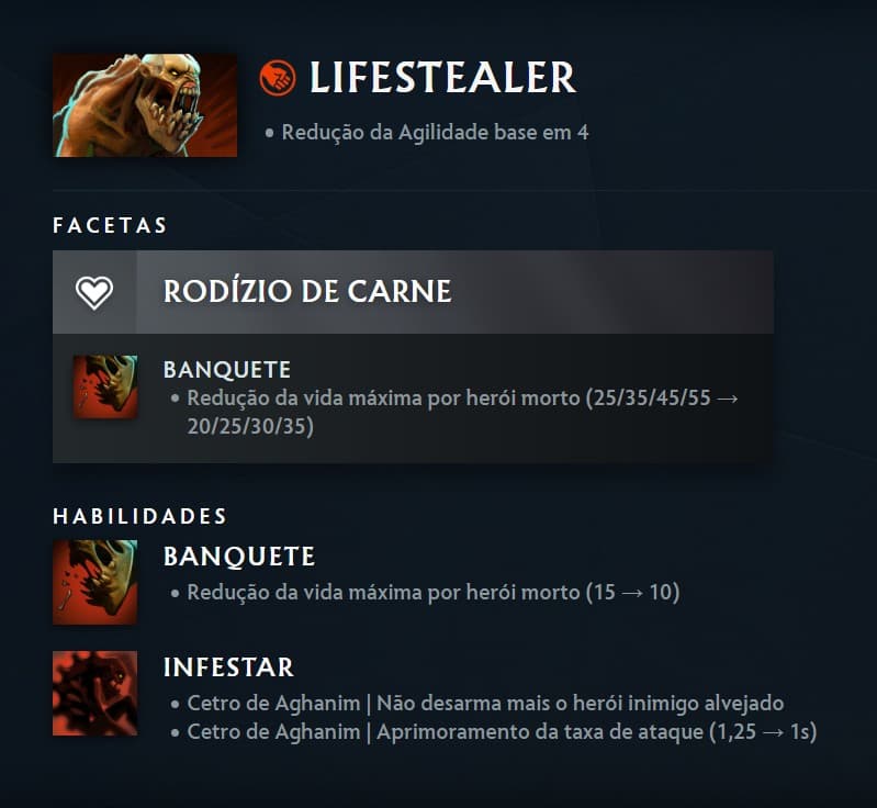 Nerfs no Lifestealear após a atualização 7.38b.