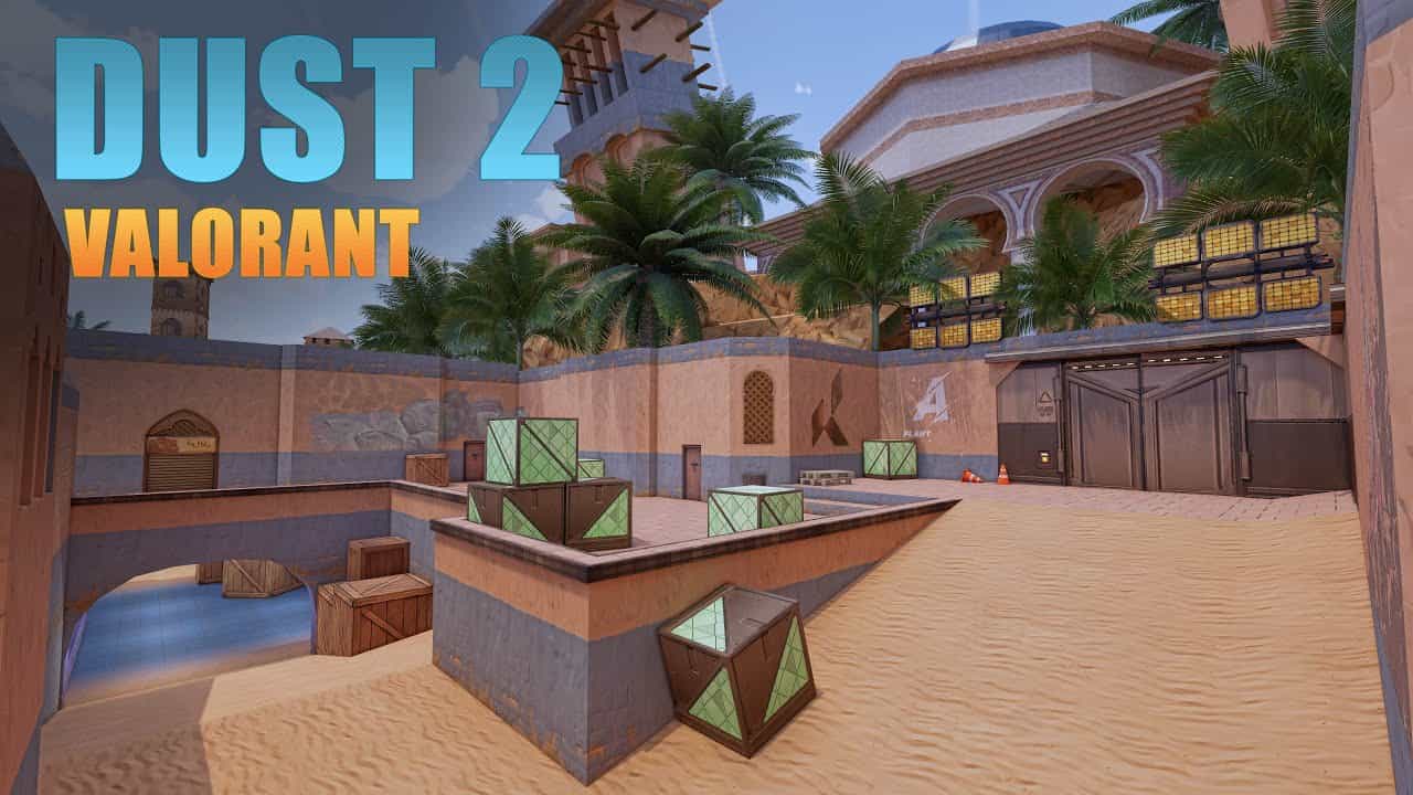 Fã cria versão incrível de Dust II de CS:GO em VALORANT
