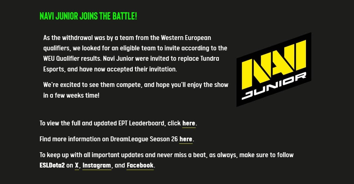 Nessa história toda, quem ganha é a NaVi Junior.