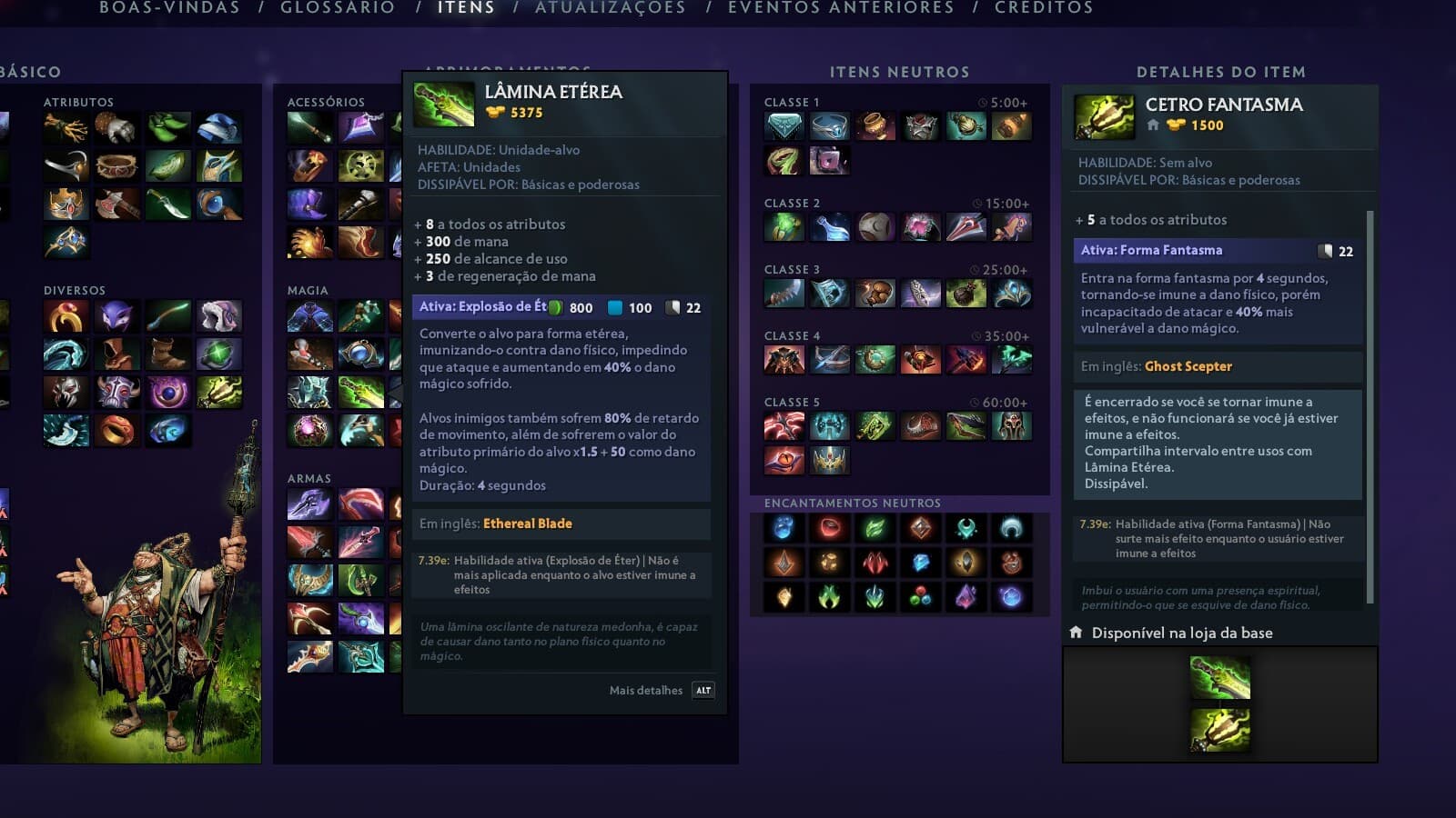 A atualização 7.39e do Dota 2 muda a forma como o modo etéreo interage com a BKB.
