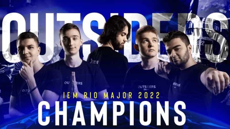 Outsiders é campeão do Major Rio 2022
