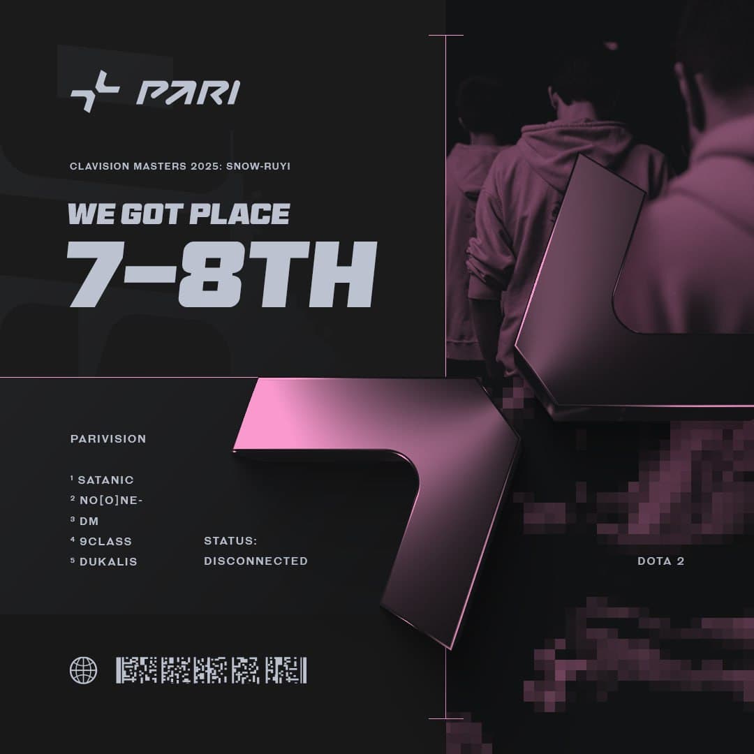 A PARIVISION tem a oportunidade de retomar o moral do elenco antes do International.