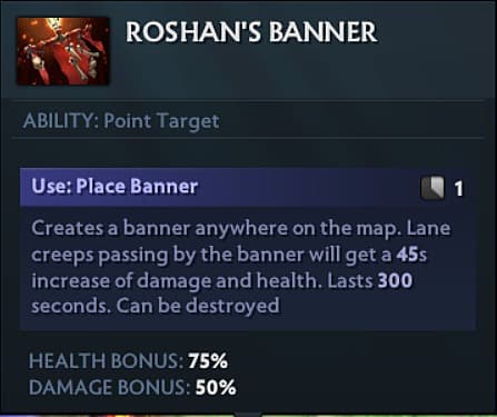 Atualização 7.35 traz o estandarte do Roshan.