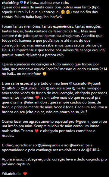 Postagem de chelo (@chelok1ng) no instagram