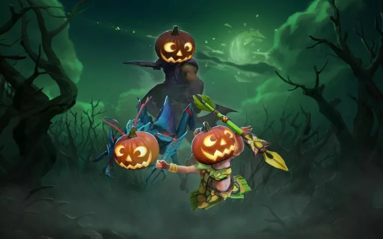 Imagem de Halloween do Dota 2