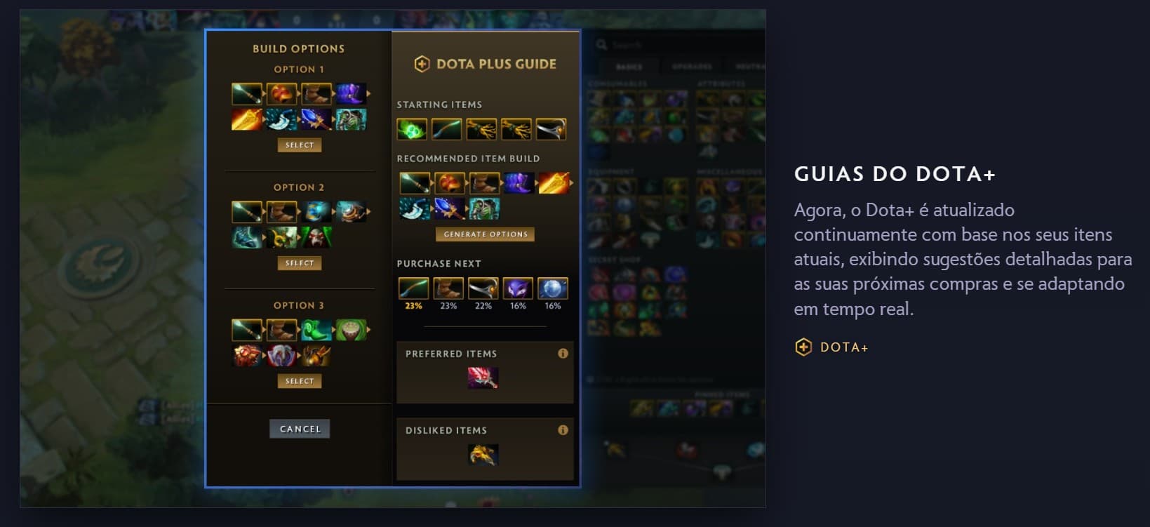 Mais uma pequena vantagem pra quem assina o Dota+.