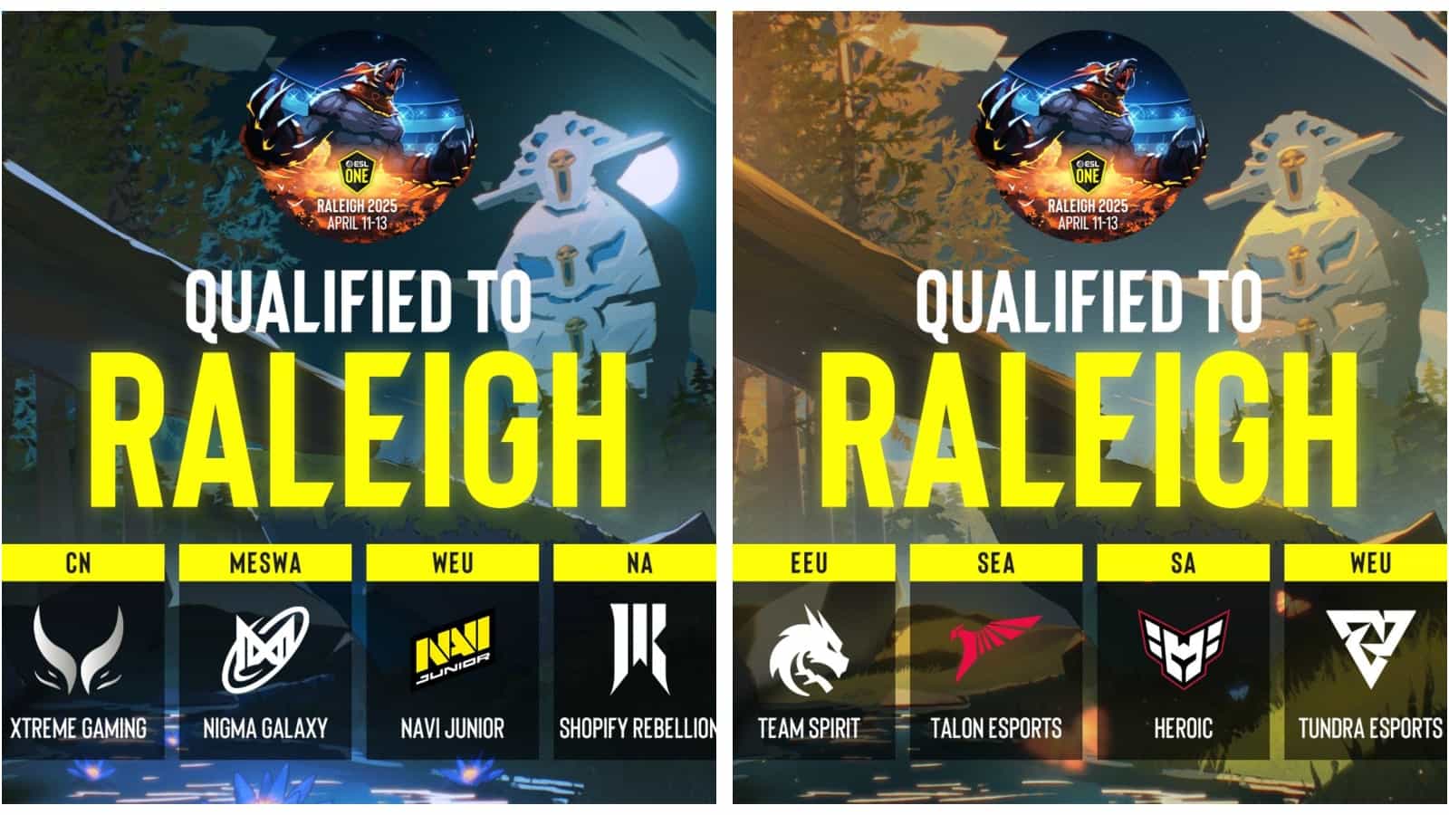 ESL One Raleigh: veja as equipes qualificadas
