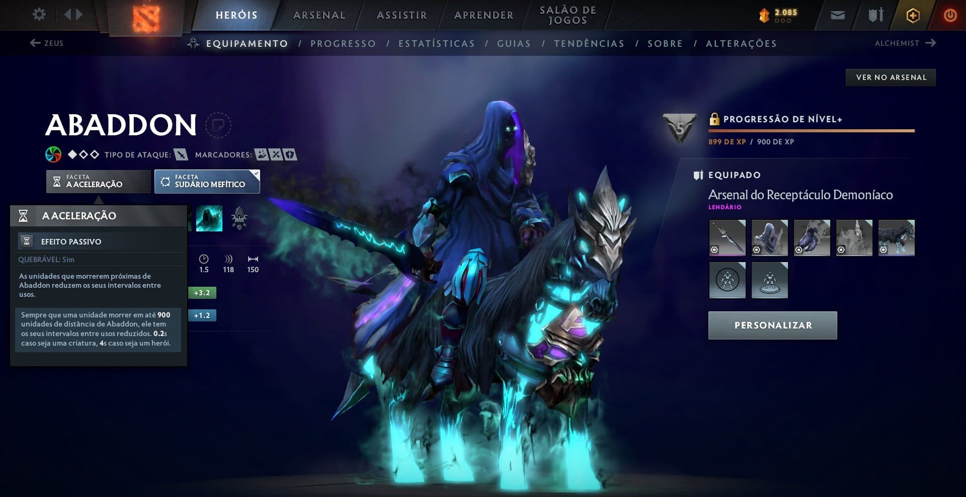 A segunda faceta do Abaddon também é viável.