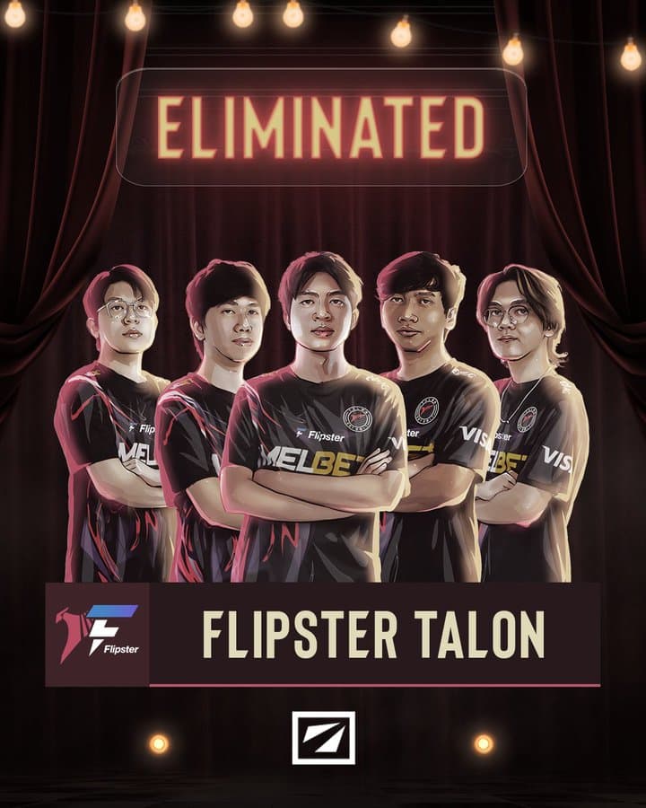 Infelizmente o sonho da Flipster Talon termina no terceiro lugar.