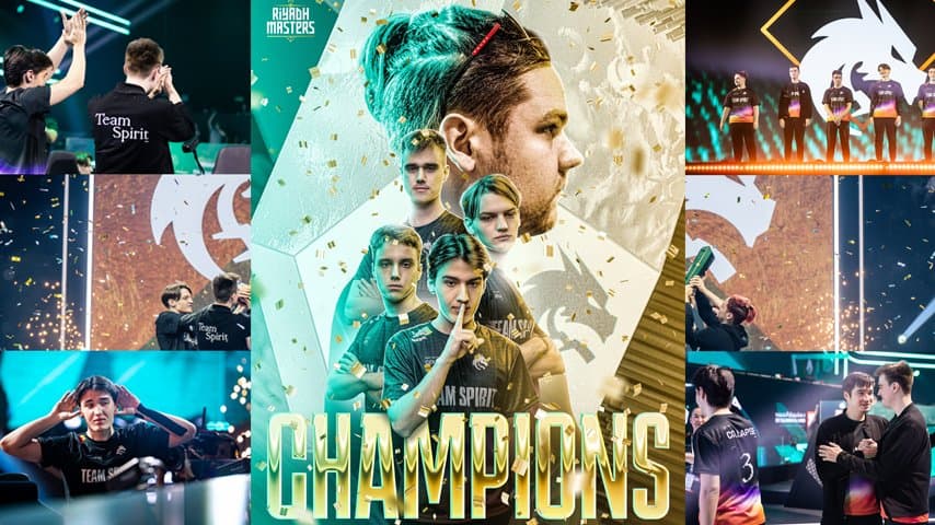 Será que o Team Spirit será o primeiro bicampeão do Riyadh Masters?