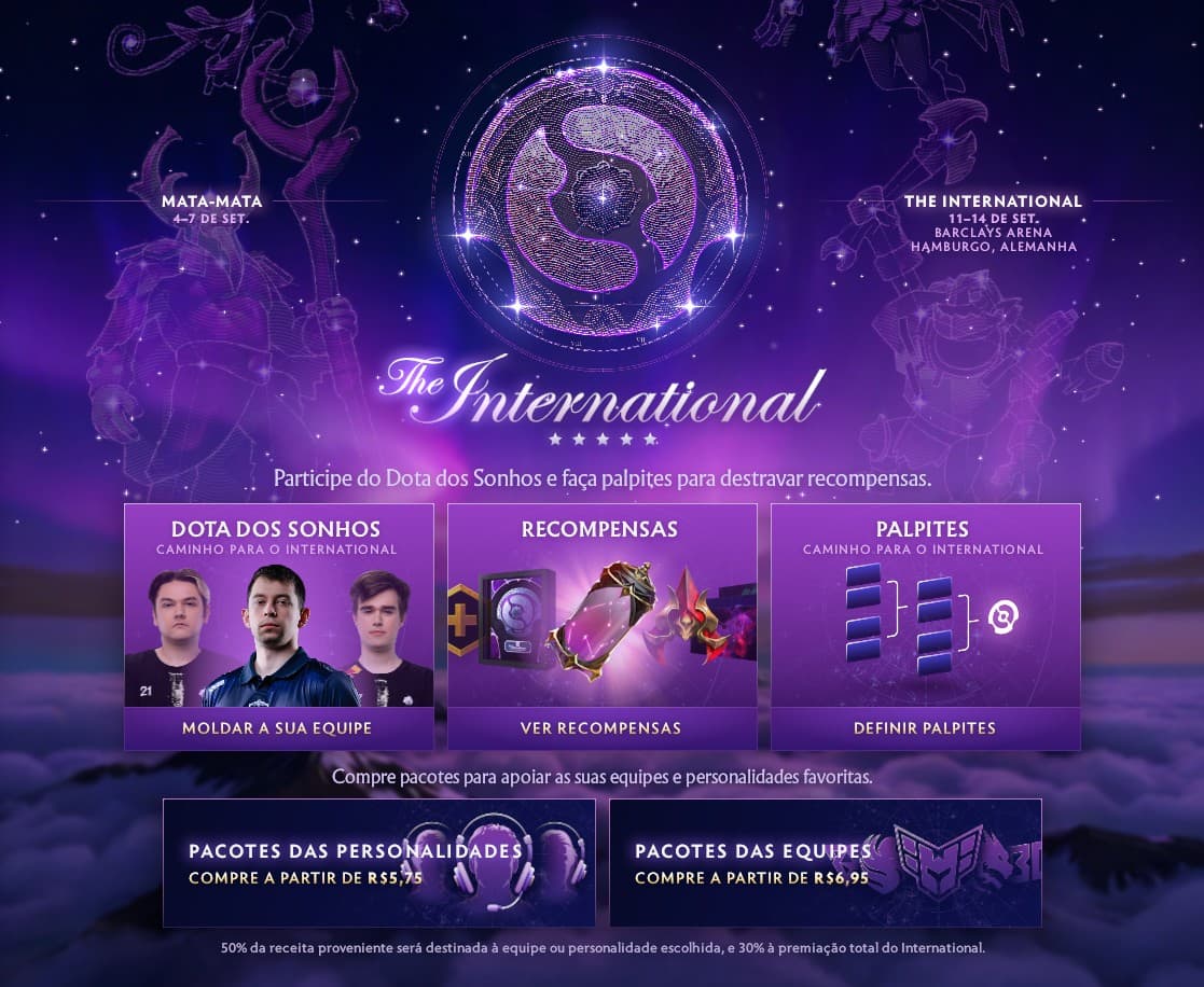 O International 2025 traz poucas mas boas novidades pra quem quer jogar sem gastar.