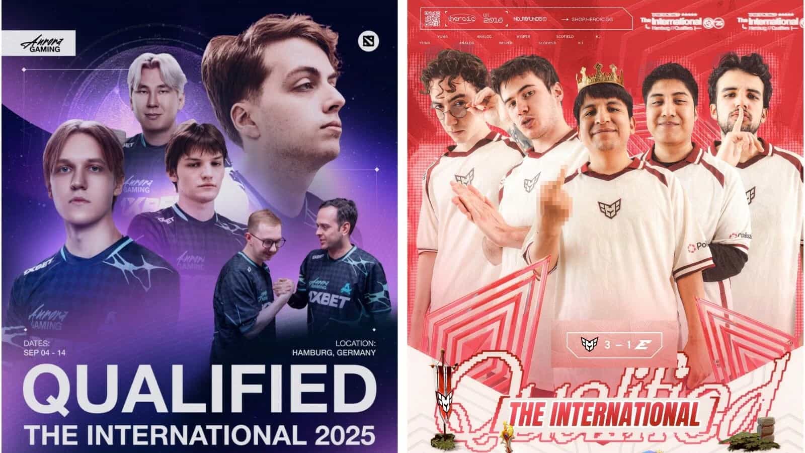 Qualificatórias do International 2025: Europa Oriental e América do Sul