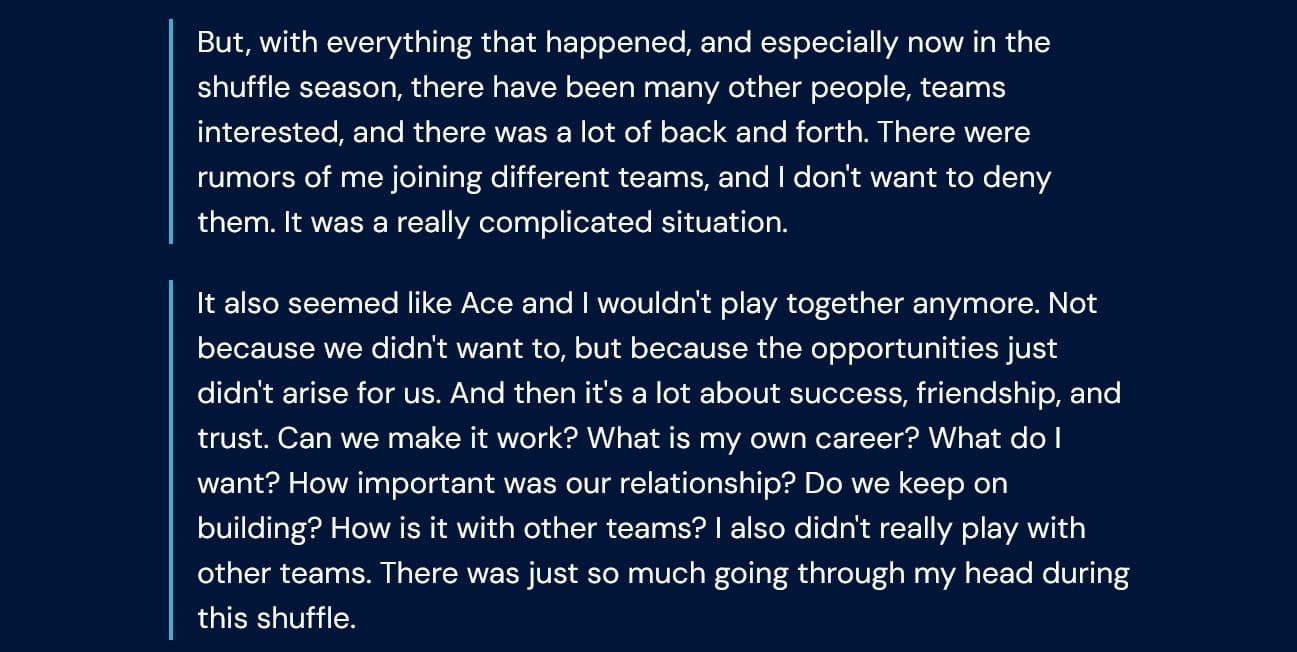 tOfu passou poucas e boas depois de sair dos Gaimin Gladiators antes de chegar no Team Liquid.