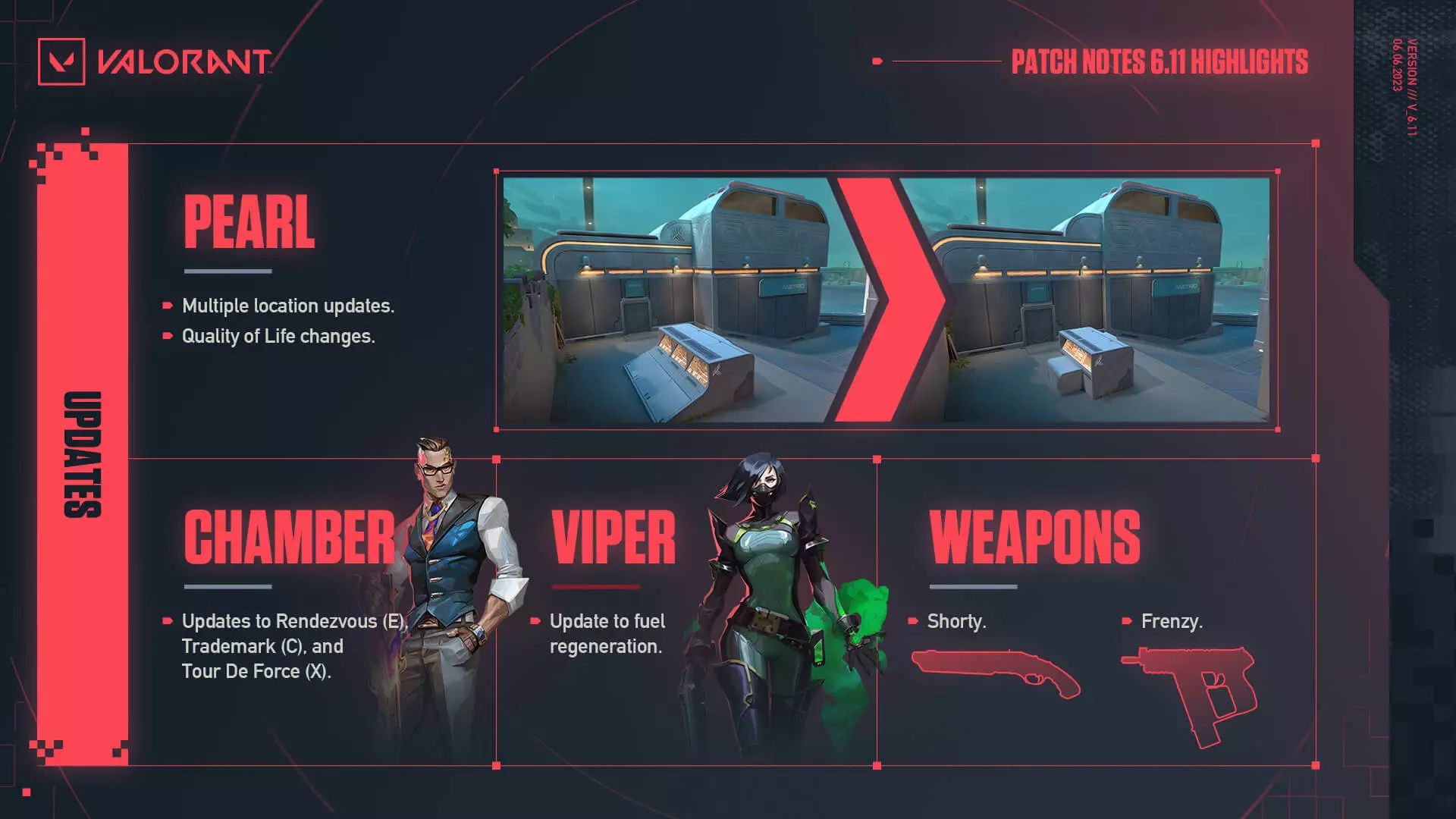 Valorant 6.11 Patch Notes