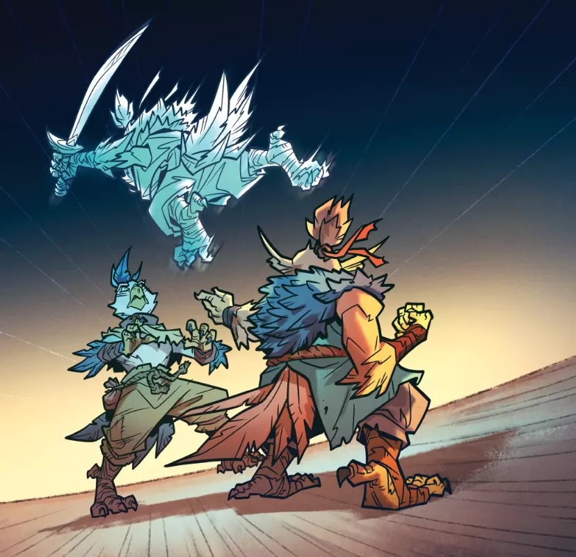 kez comic feature panel