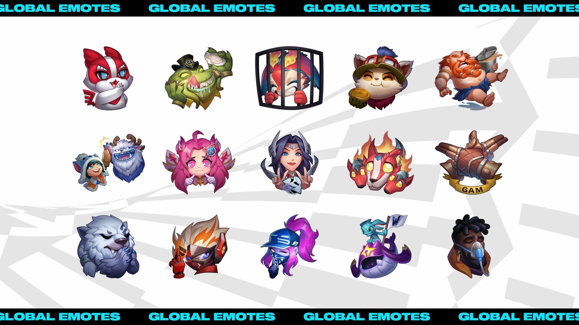 LoL Esports announce Global Emotes made by your favorite teams!