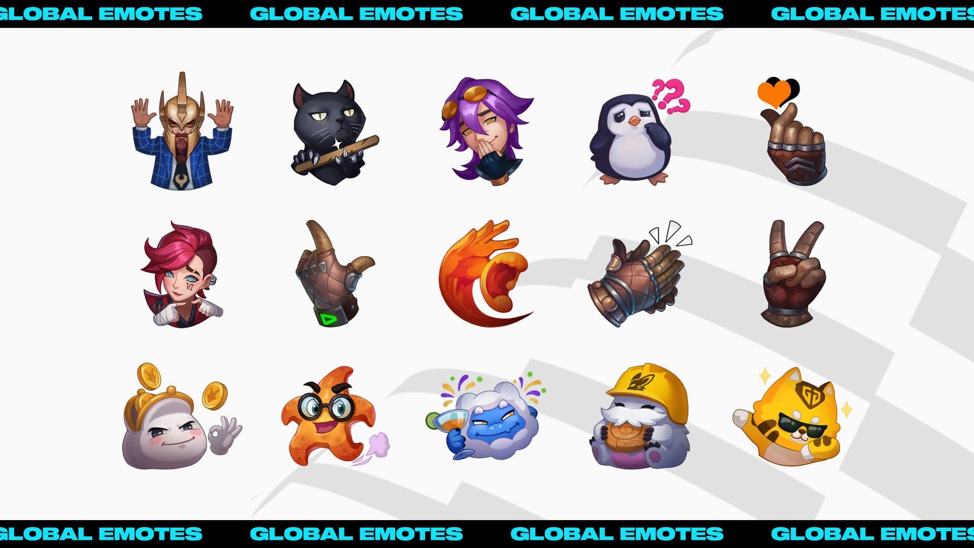 LoL Esports announce Global Emotes made by your favorite teams!