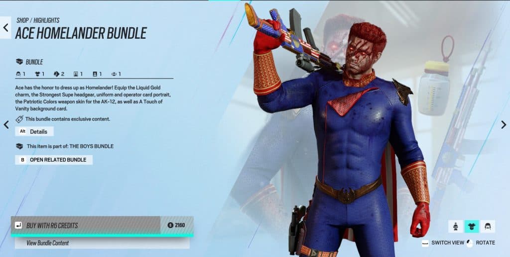 Ace Homelander bundle