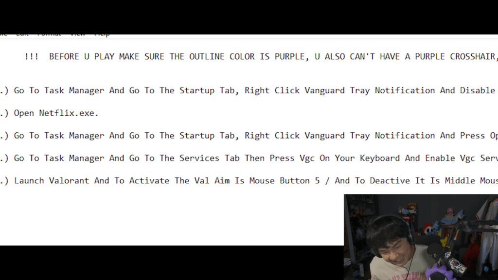 Antonius "Son" Willson disclosed the existence of a text file containing instructions for executing the program