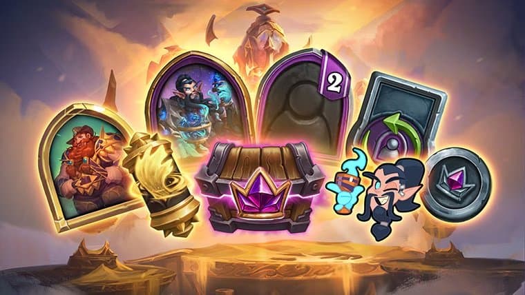 Battlegrounds Season 12 Track and Cosmetics with Hearthstone patch 34.2