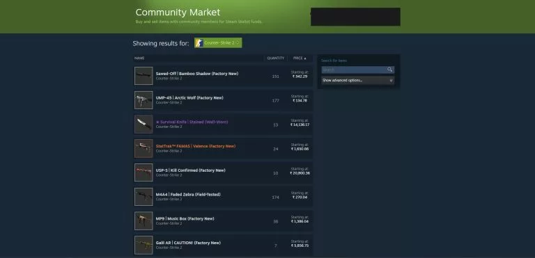 CSGO Community Market