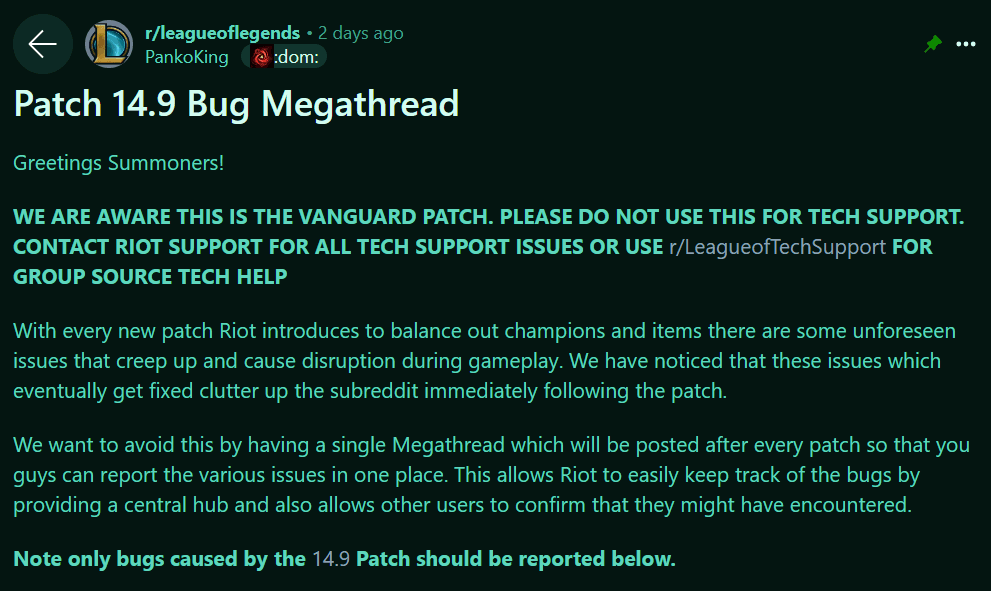 This thread will be active for a long time (credits: Reddit)