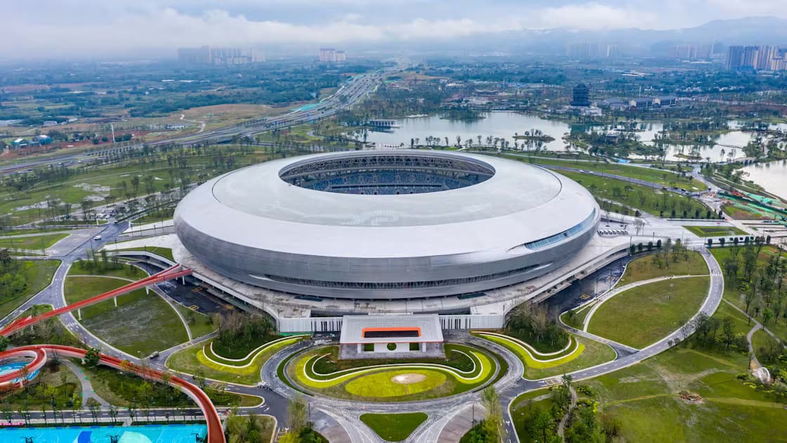 Chengdu’s Dong’an Lake Sports Park Indoor
