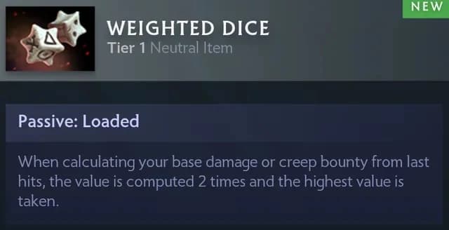 Let's Talk About Dota 2 Weighted Dice