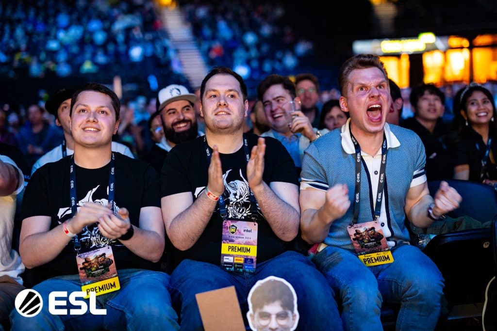 ESL One Birmingham 2024 fans.