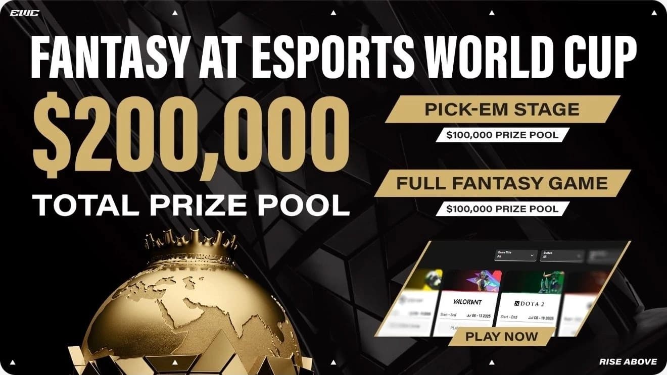Esports World Cup Fantasy Game Lets You Fight for a Share of $200,000