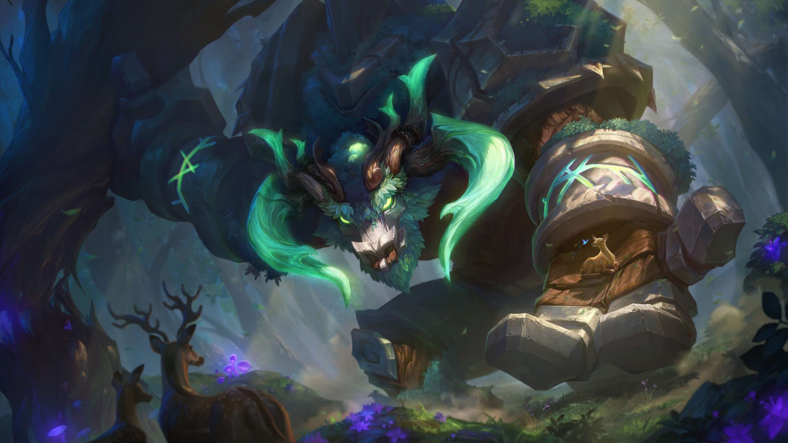 Elderwood Alistar skin League of Legends