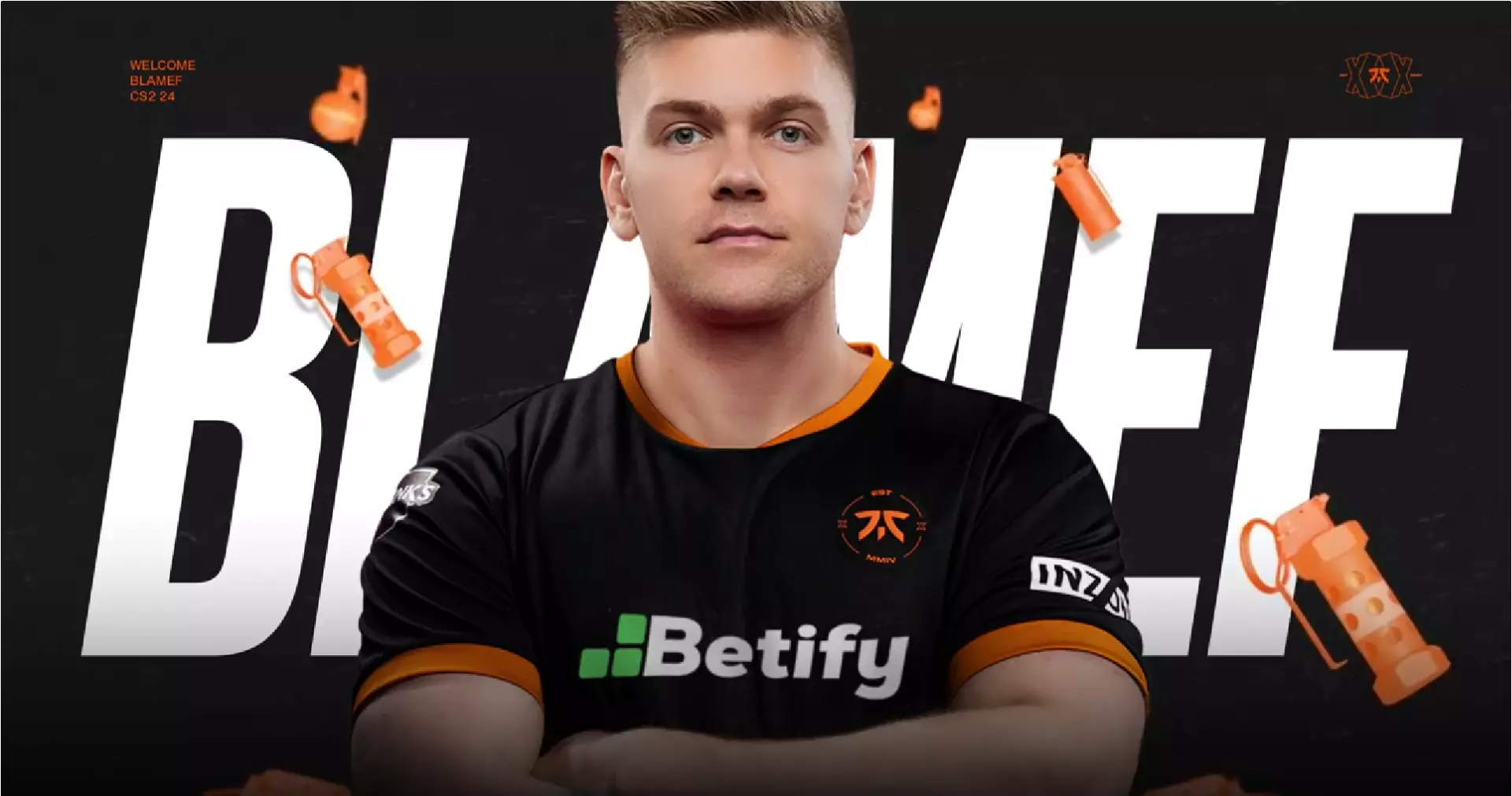 Fnatic secures blameF to Bolster CS2 Roster
