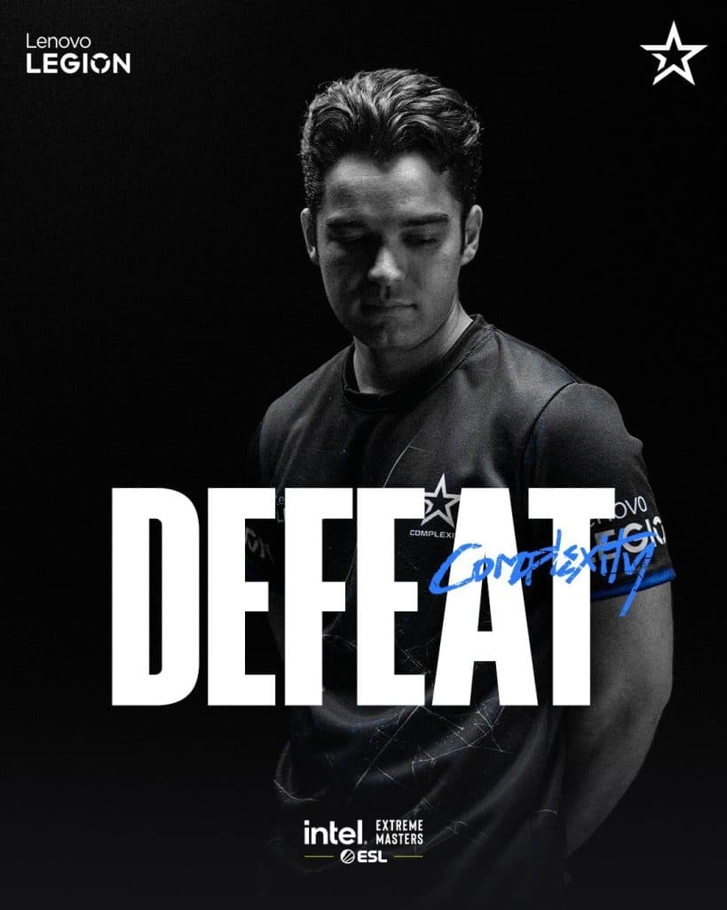 Complexity falls against Team Liquid