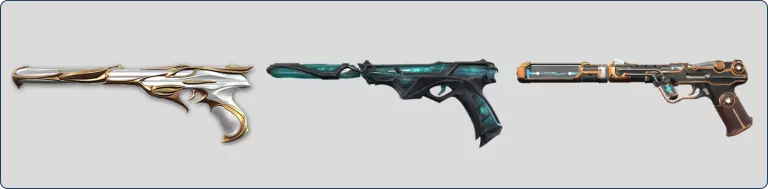 Strafe selections' of Ghost iconic skins