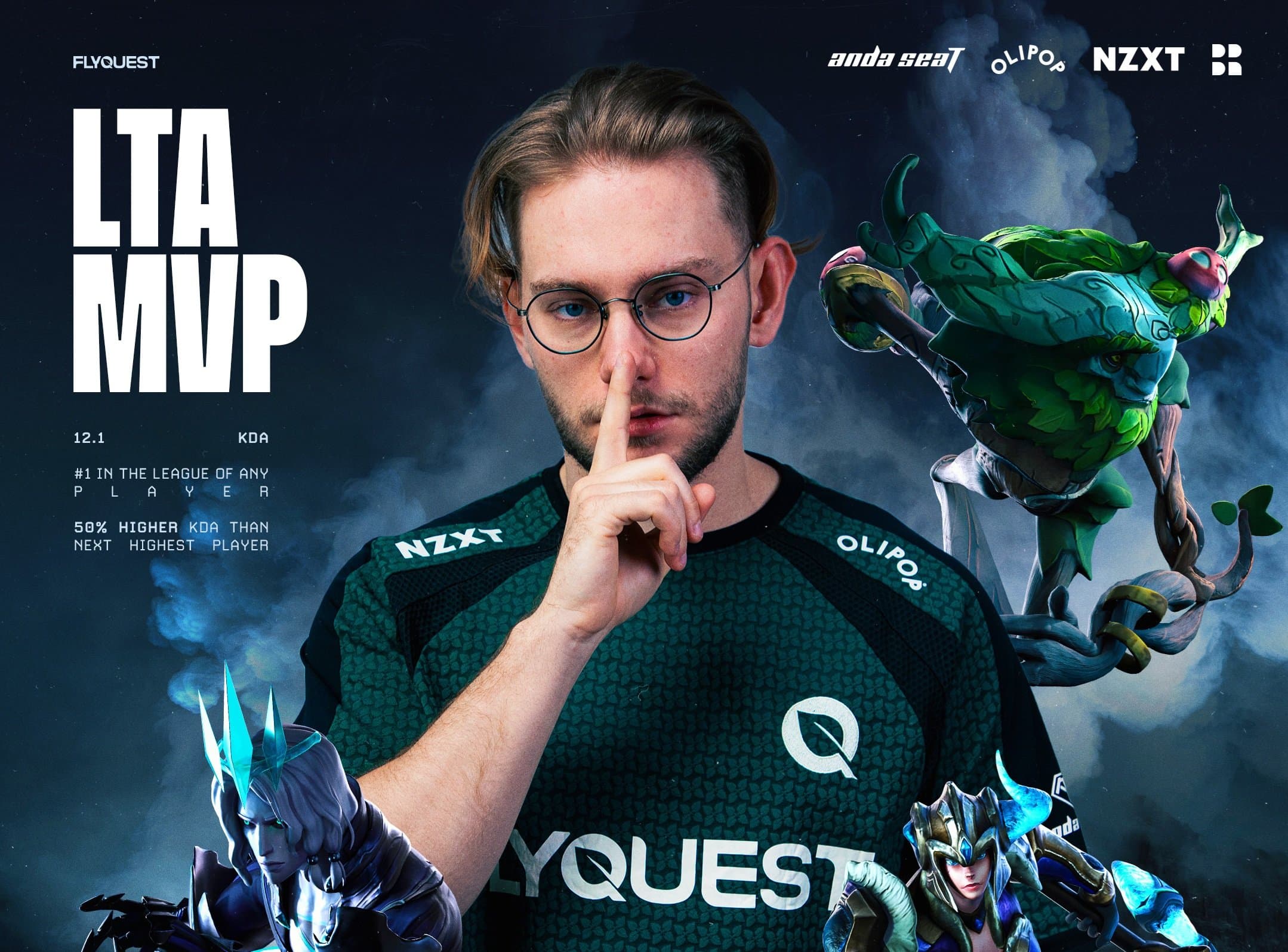 Inspired Earns Another MVP as FlyQuest Dominate the LTA North 2025 Split 2 Awards