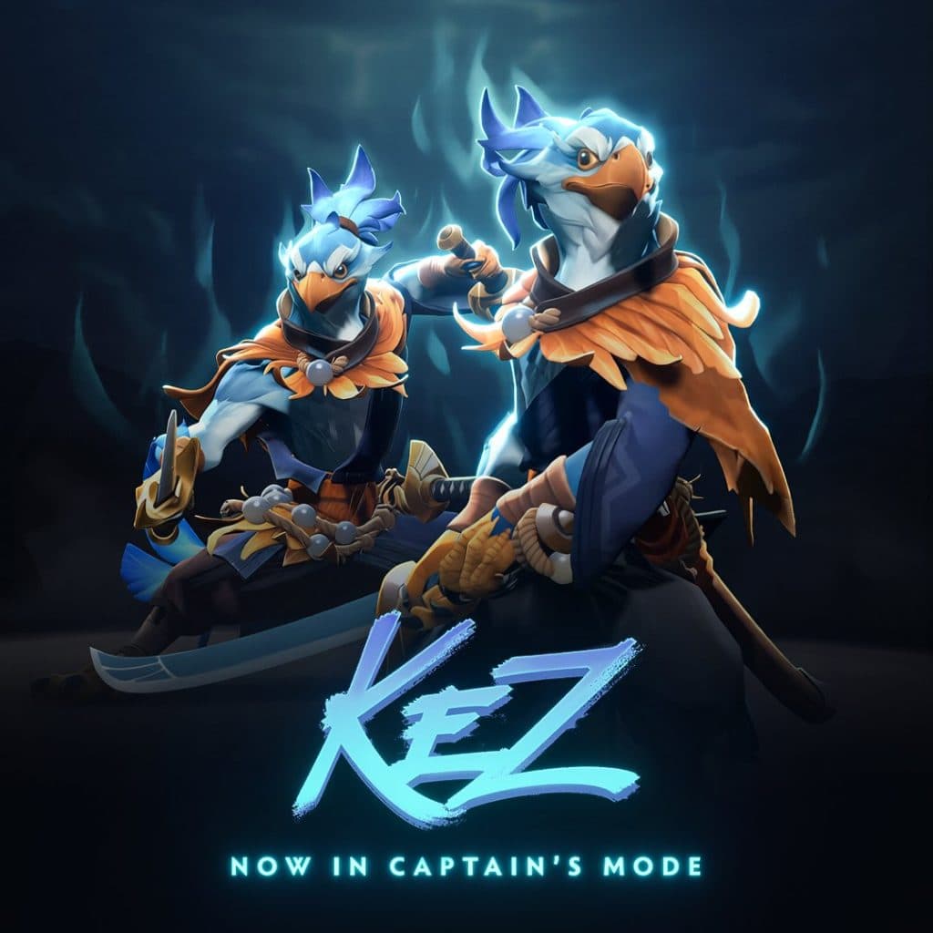 Kez in Cpatain's Mode of Dota 2 patch 7.39e