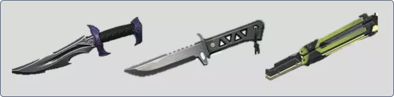 Strafe's selection of Knife iconic skins