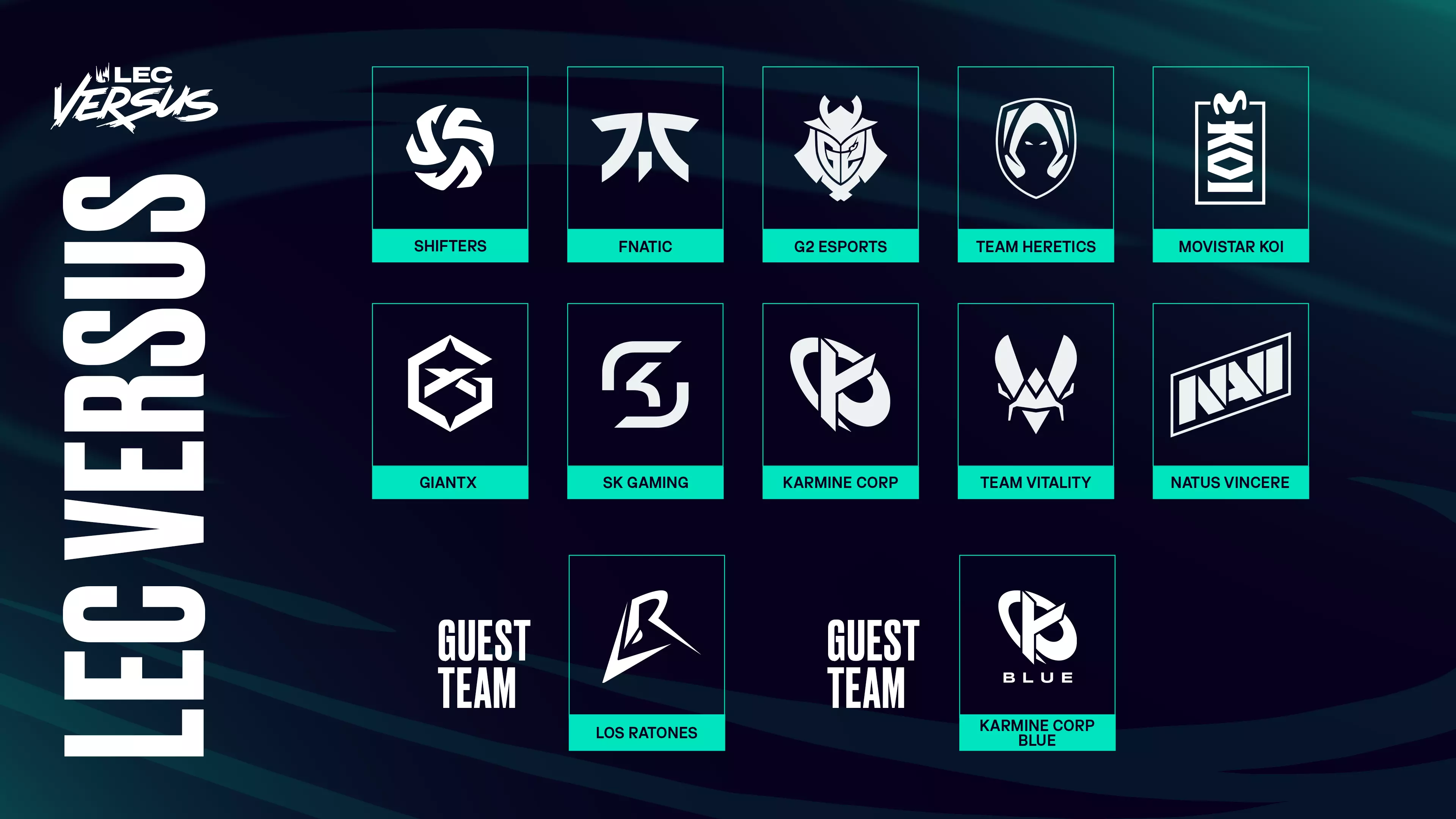 LEC Versus 2026 teams