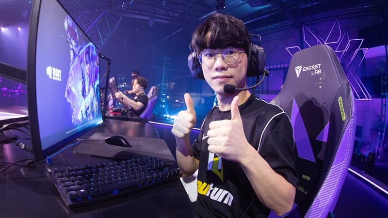 Kim "Lakia" Jong-min at VCT Stage 2 Masters Reykjavik 2021 representing NUTURN Gaming (credits: Coling Young-Wolff // Riot Games)