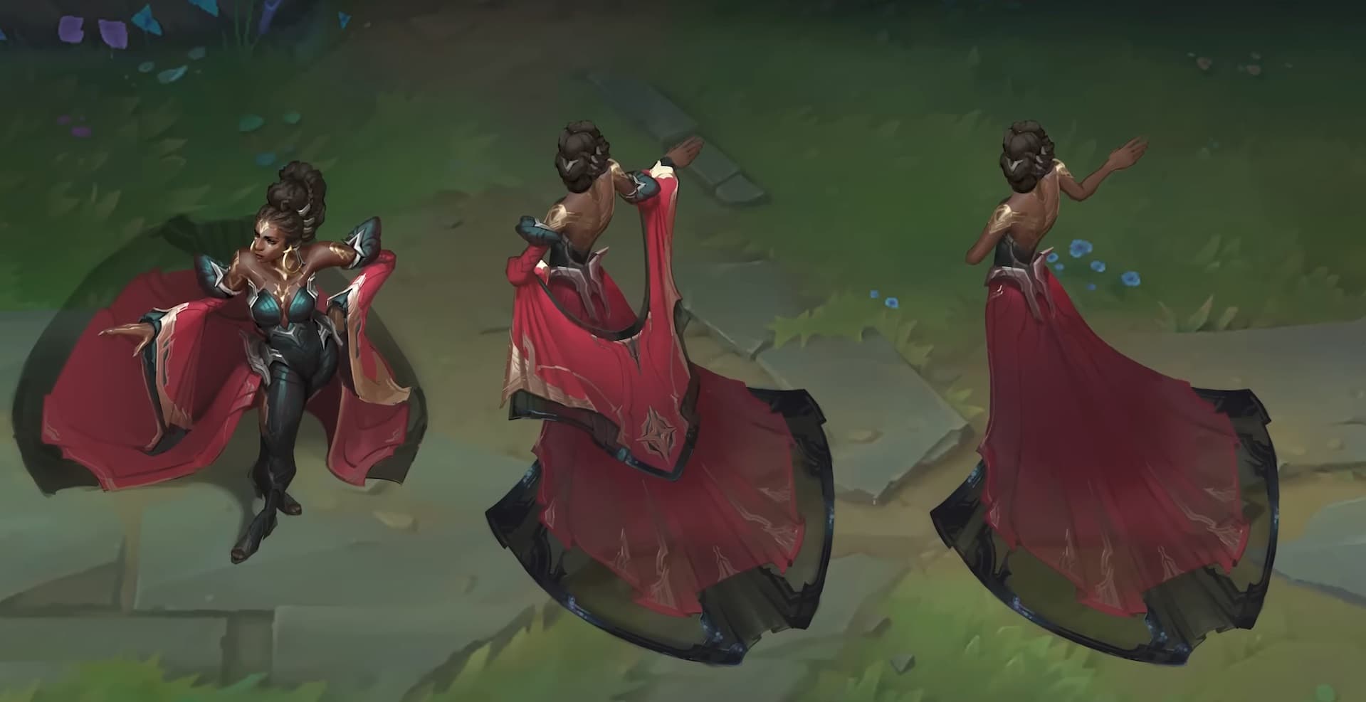 Mel's base skin in league of legends will don a noxian look