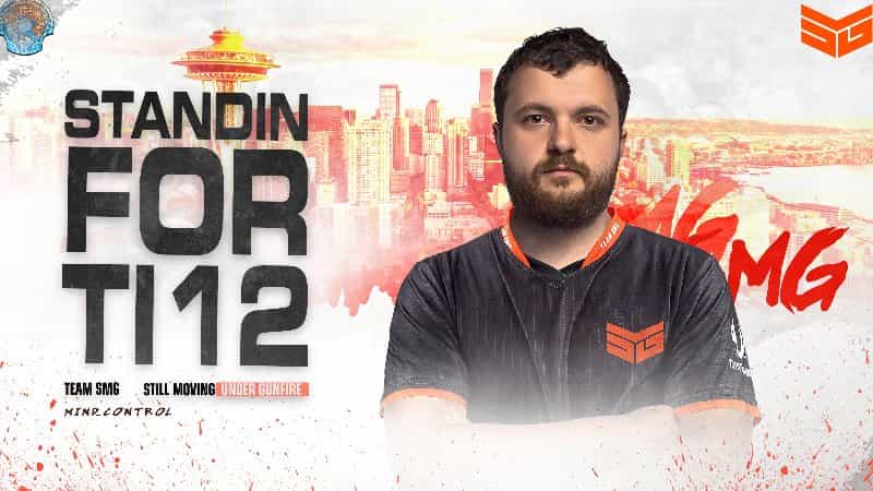 MinD_ContRoL will stand-in for Team SMG at TI12