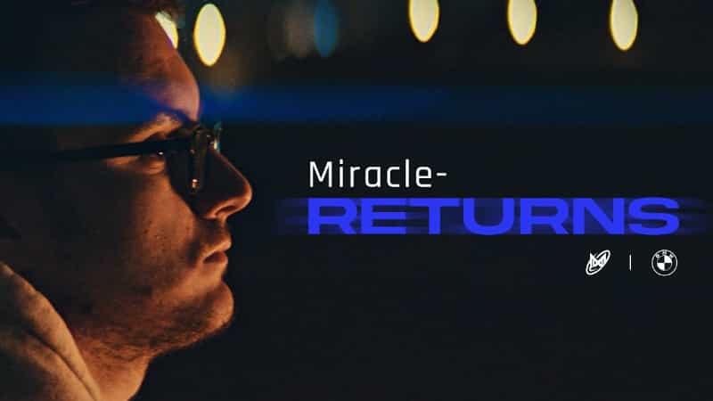Miracle- Returns to the Professional Dota 2 scene
